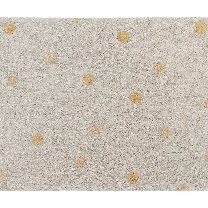 Lorena Canals - Wholesale Area Rug - Kids & Baby - Washable Rug Hippy Dots Natural - Honey