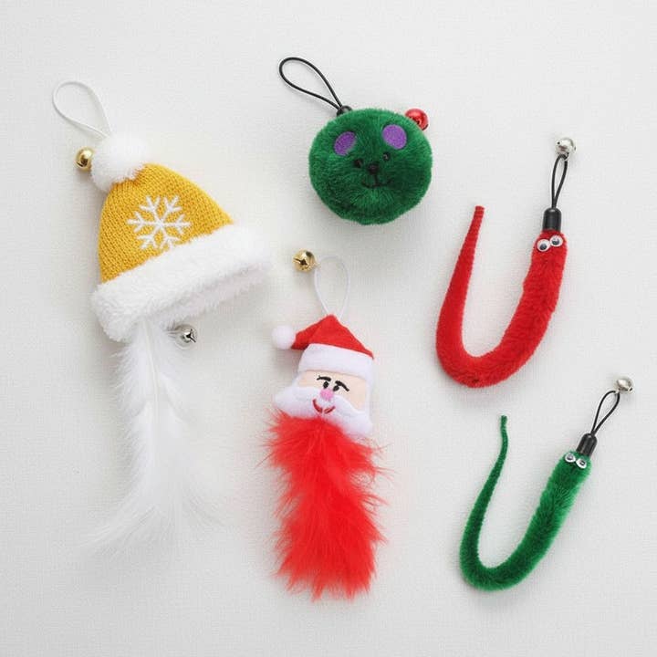 Cabeza de Repuesto para Juguete Interactivo de Peluche de Gato de Navidad para venta al por mayor de kapeit