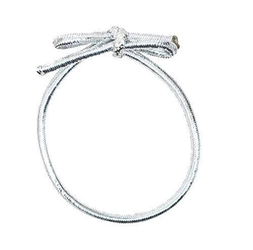 Mandala Crafts - Wholesale Ribbon - Gift Wrapping - Mandala Crafts Stretch Loops with Pre-Tied Bows from Elastic Ribbon String for Gifts, Boxes, Tags; Pack of 1002