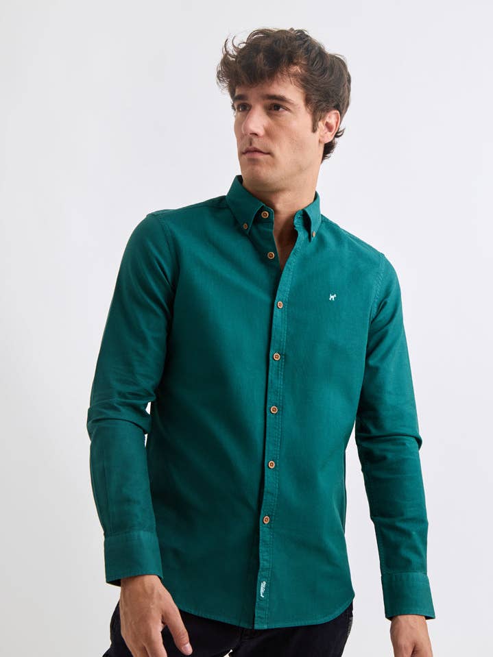 Camicia Garment Dyed Struttura per la vendita all'ingrosso da parte di williot