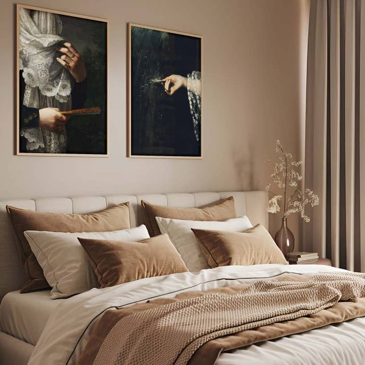 Modern Antique Prints - Wholesale Art Print - Lace Veil – Victorian Portrait Poster4