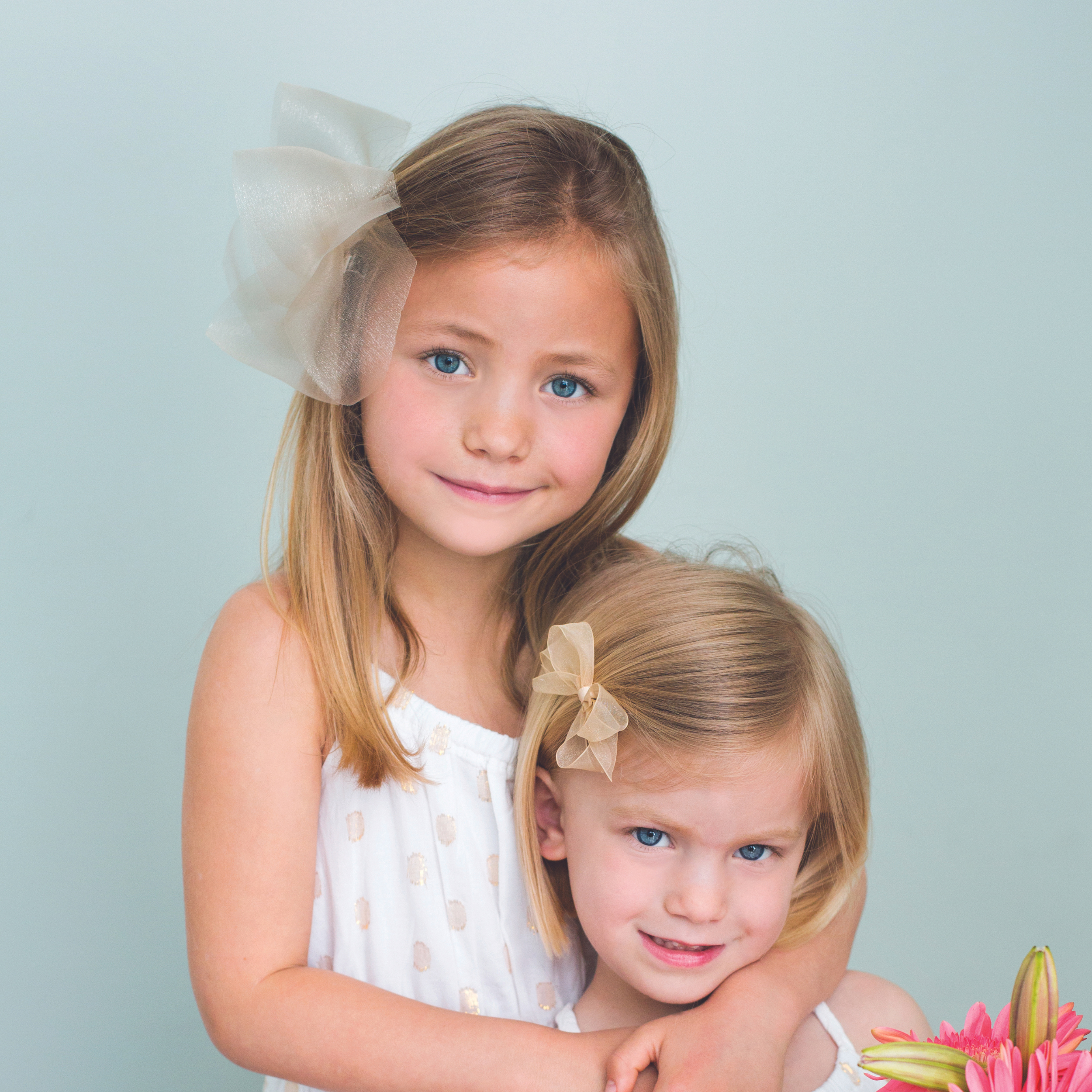 Bows Arts - Wholesale Hair Bow - Kids - Organdy Bow by Color/Size3