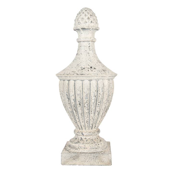 Adorno decorativo 26x26x64 cm material cerámico beige para venta al por mayor de Clayre & Eef