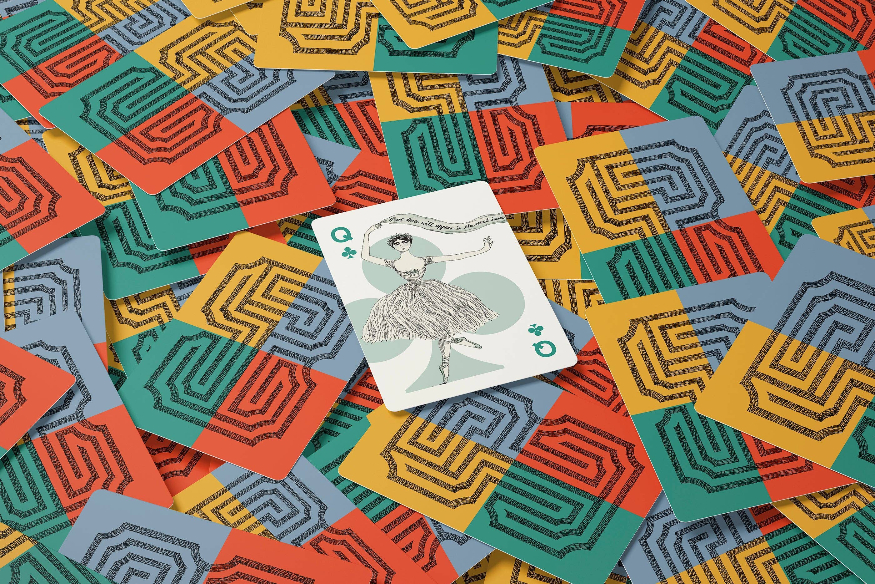 Pomegranate – wholesale Playing cards – Edward Gorey Playing Cards7