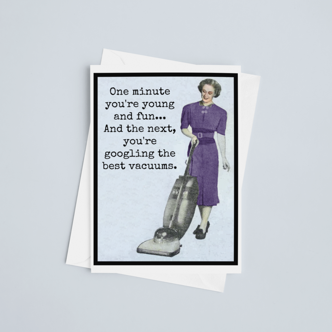 Raven's Rest Studio - Venta al por mayor Tarjetas de cumpleaños - Tarjeta Divertida. Un Minuto Eres Joven y Divertido... Buscando en Google3