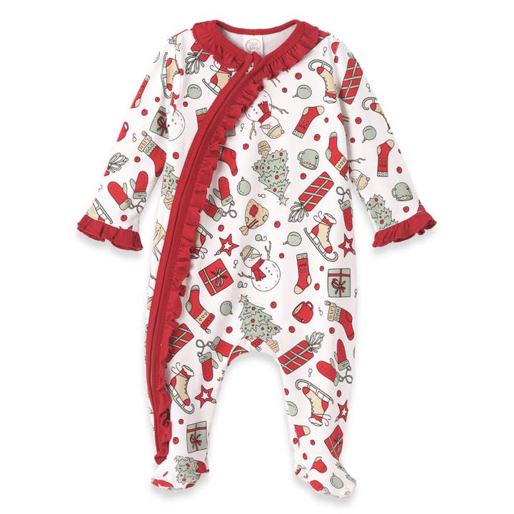 Tesa Babe - Wholesale Sleepwear set – Unisex - Christmas Cheer Family Matching Soft Bamboo Pajamas
