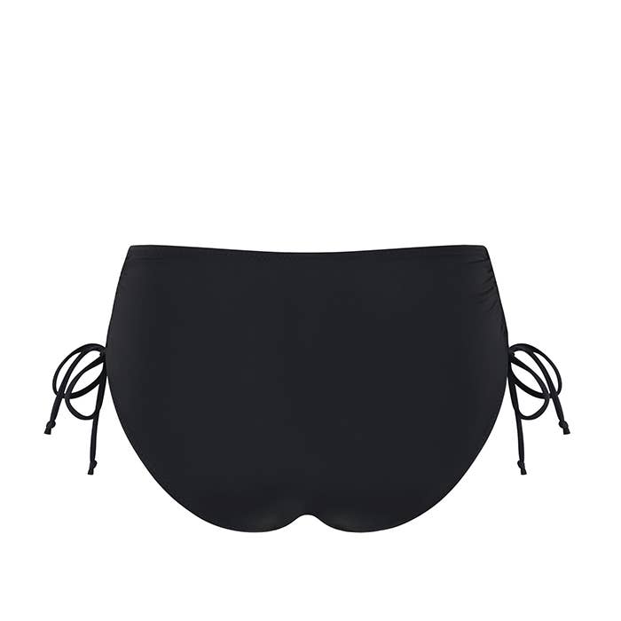 Chlamys Varia by MrMiss - Wholesale Swim Bottoms - Women's - Chlamys Varia High Waisted Bikini Bottom-Black1