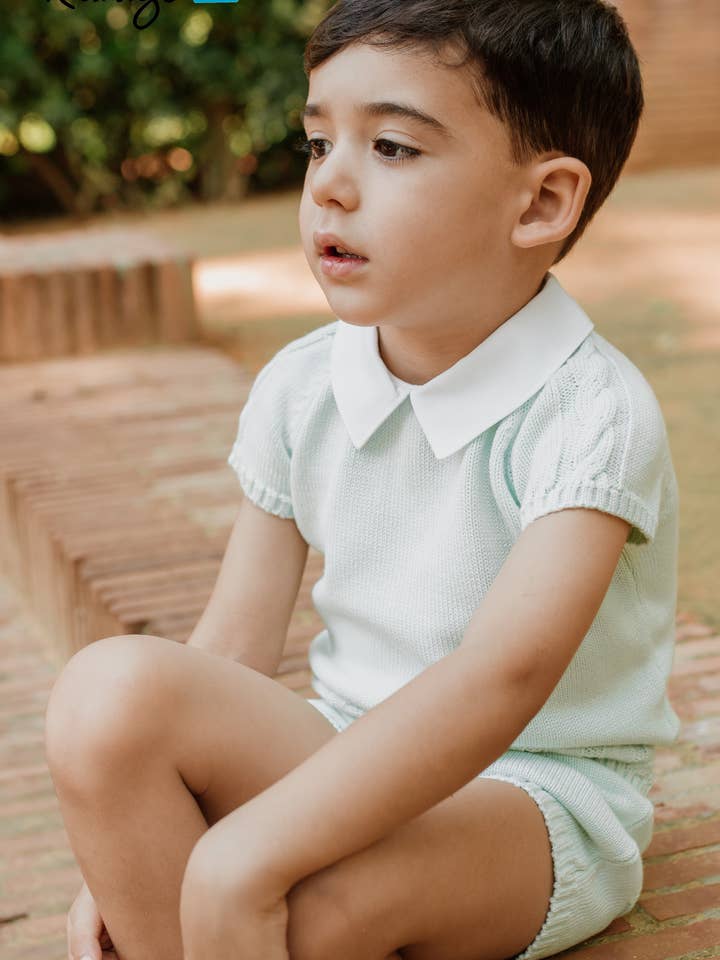 Rahigo Moda Infantil – wholesale Top & shorts set – Baby – 24185 TEAL BOY'S JERSEYS AND PANTS SET