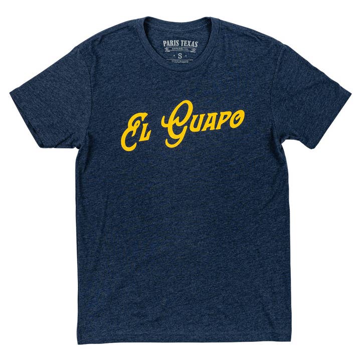Paris Texas Apparel Co. - Wholesale Screen Printed T-Shirt - Men's - El Guapo T-Shirt - Midnight Navy