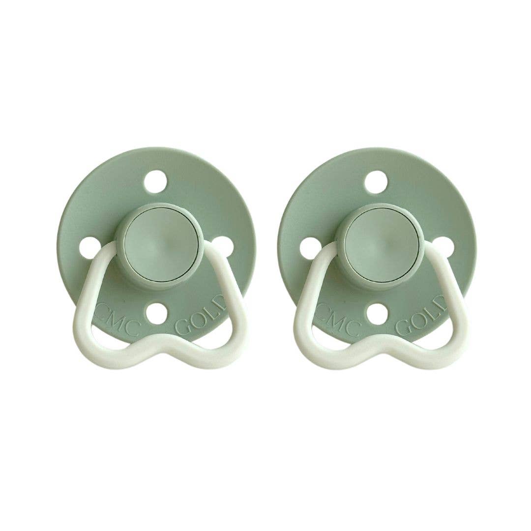 CMC Gold - Wholesale Pacifier – Baby - CMC 'Hold Me' GLOW IN THE DARK Dummies - Sage0