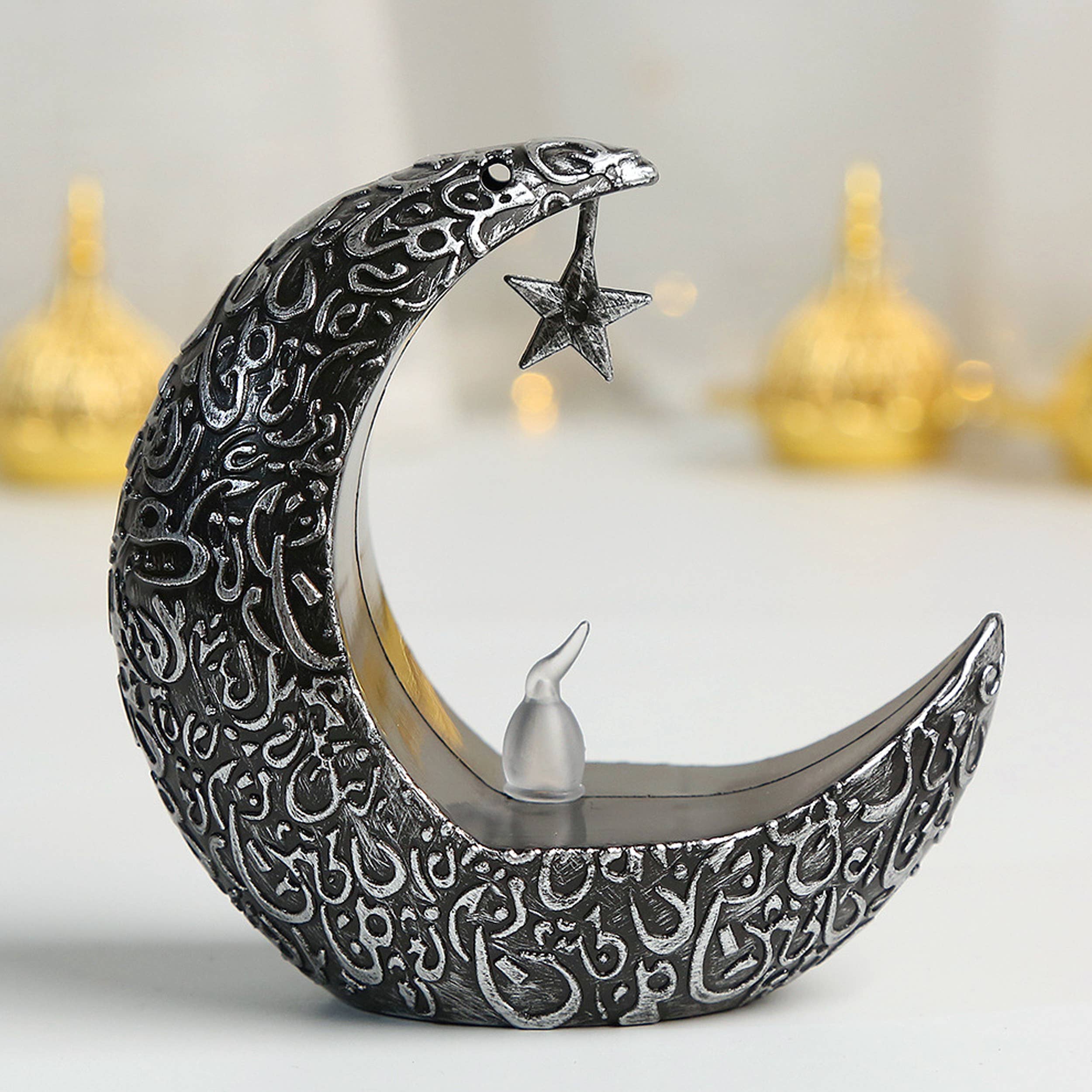 La Bella Monte – Engroshandel Fyrfadslys – Dekorativ måne- og stjernelanterne til ophæng til hjemmet7