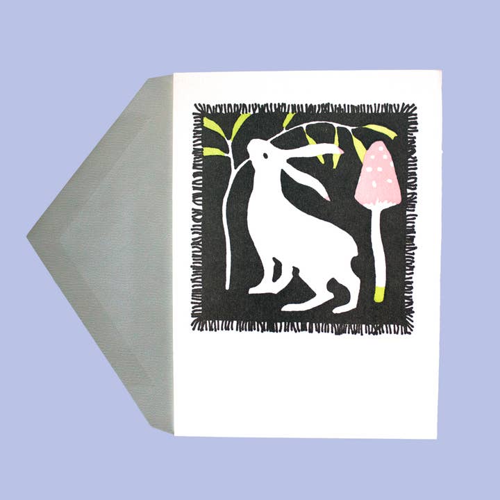Saturn Press - Wholesale Easter Card - Lapin1