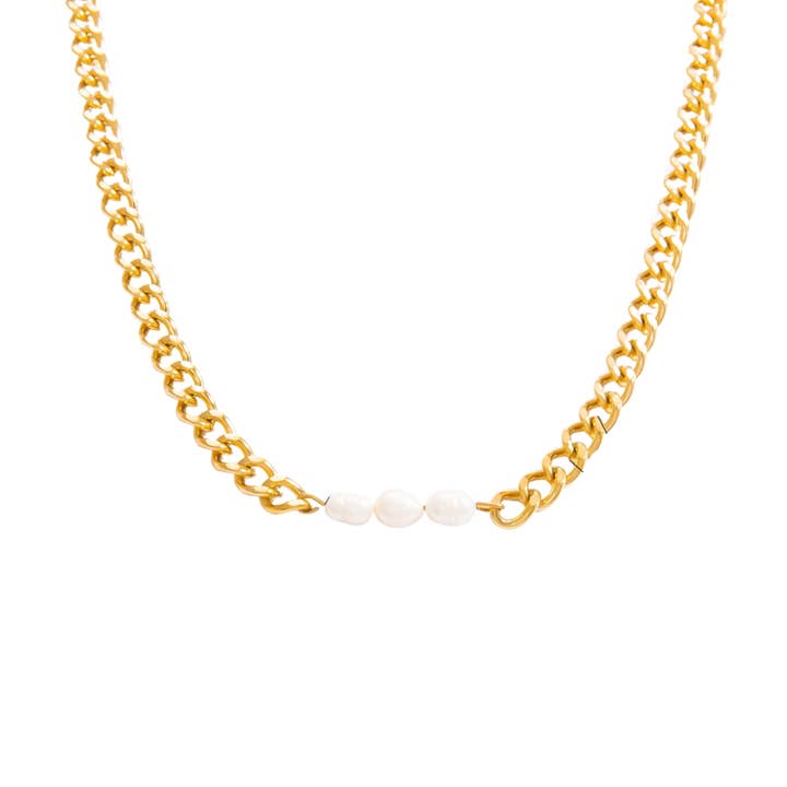 Athena Perlen Stapelkette für den Großhandel von MOOD