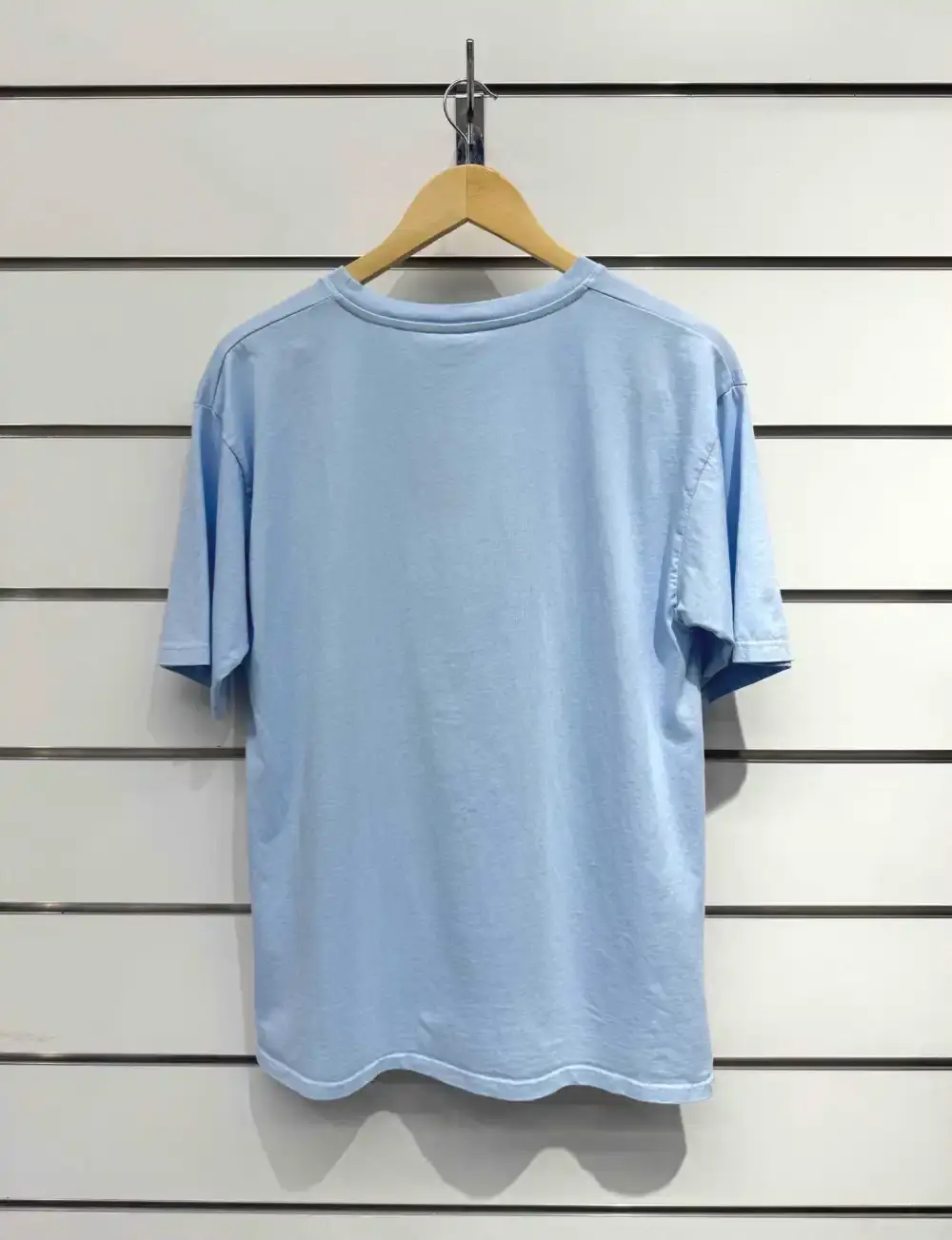 Blue Round neck chic lady cotton t-shirt for wholesale on Faire2