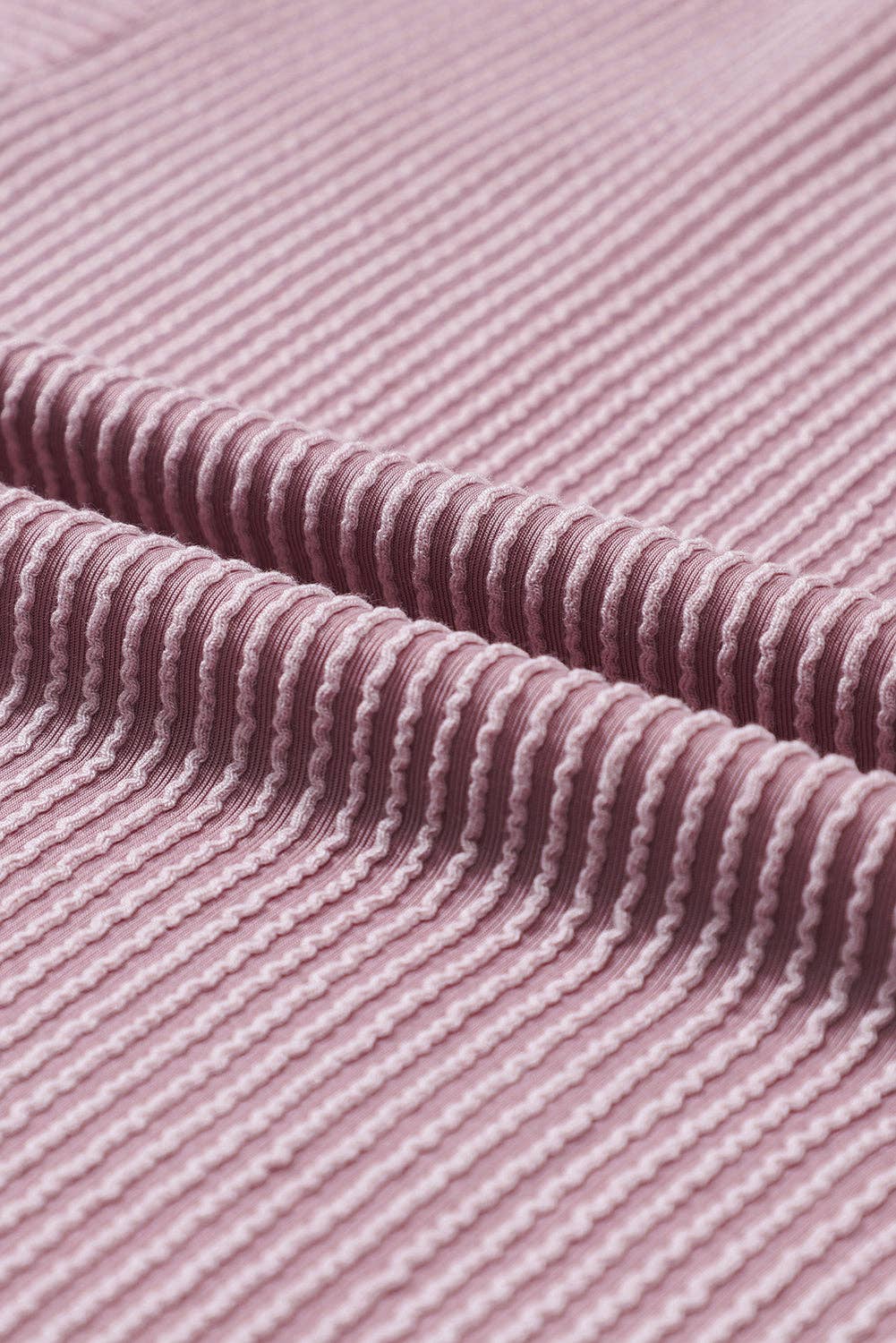 Lovesoft - Wholesale T-Shirt - Women's - Women's Valerian Corded V Neck Chest Pocket Loose T-shirt25