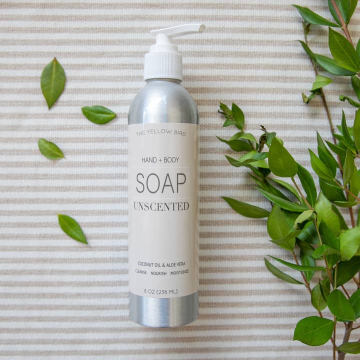 The Yellow Bird - Wholesale Hand Soap/Wash - Unscented Liquid Hand Soap and Body Wash2