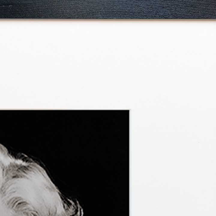 Nero Stampa artistica con immagine di Marilyn Monroe incorniciata in vendita all'ingrosso su Faire14