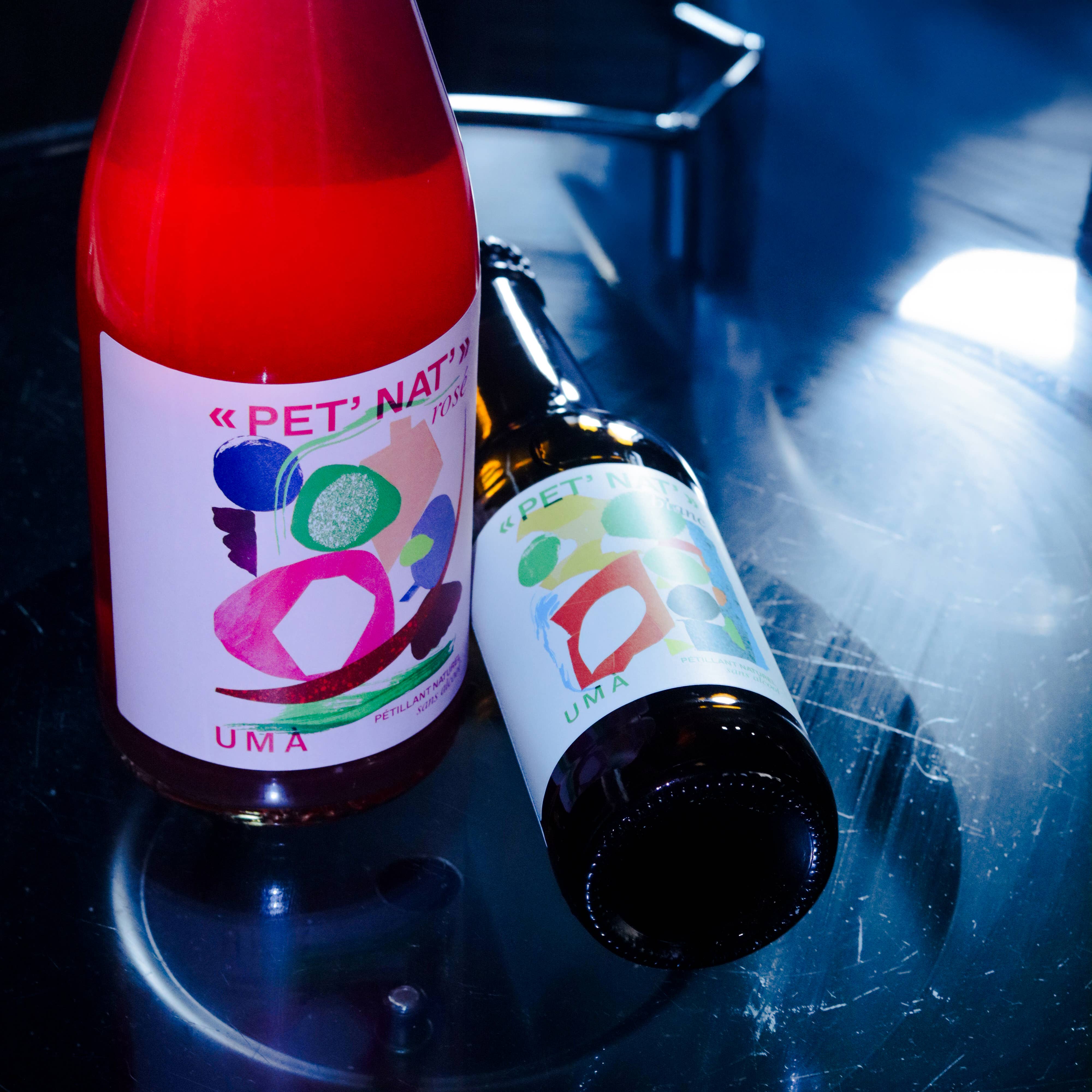 UMÀ - Vente Sodas/boissons gazeuses - "Pet'Nat'" rosé sans alcool bio - 6 x 75cl 2