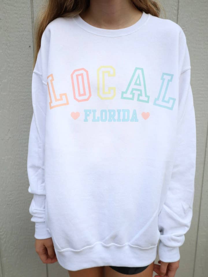 Local Florida crewneck sweatshirt for wholesale by Sunshine Collective