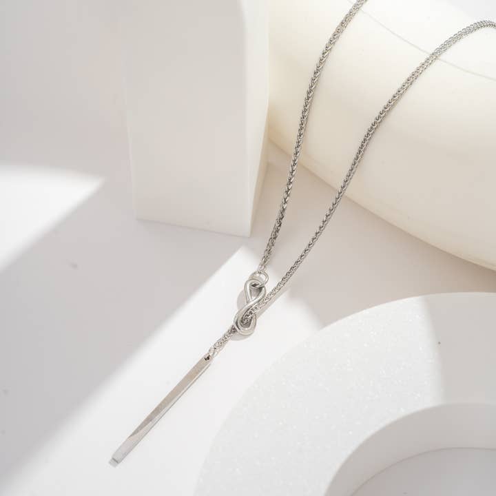 COSMOS - Wholesale Pendant/Charm Necklace - Women's Infinity Necklace – Elegant Stainless Steel Pendant