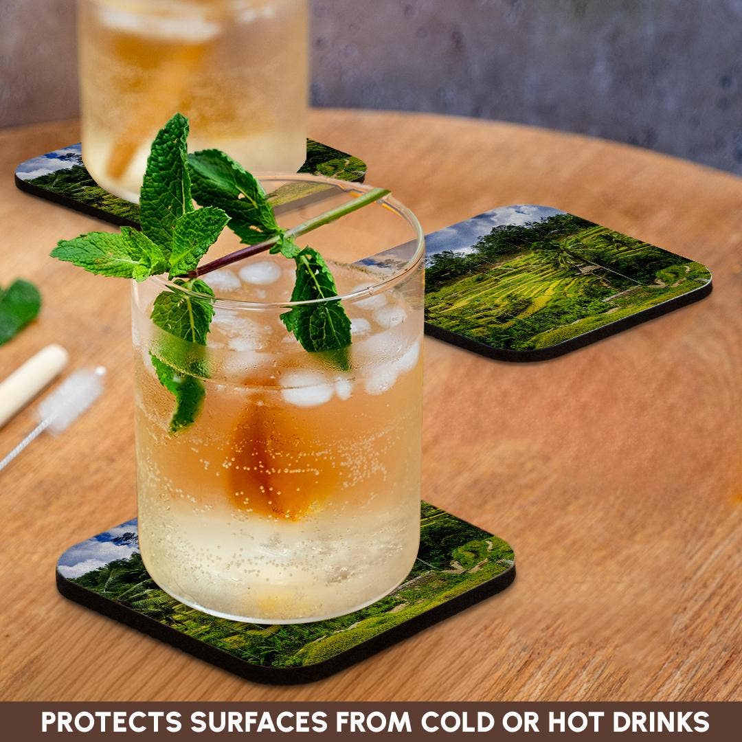 3dRose - Wholesale Coasters - 3dRose, Rice fields at Tegallalang Rice Terrace, Bali, Indonesia, Coaster9