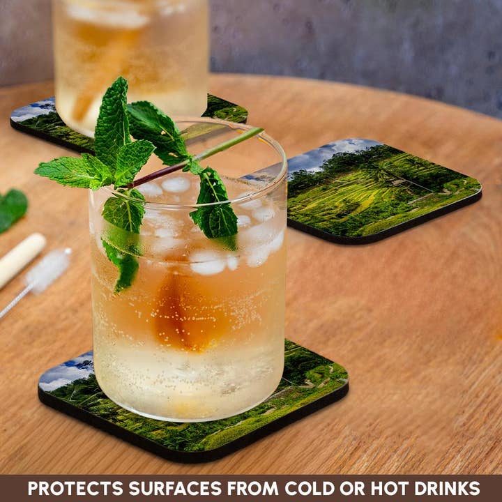 3dRose - Wholesale Coasters - 3dRose, Rice fields at Tegallalang Rice Terrace, Bali, Indonesia, Coaster9