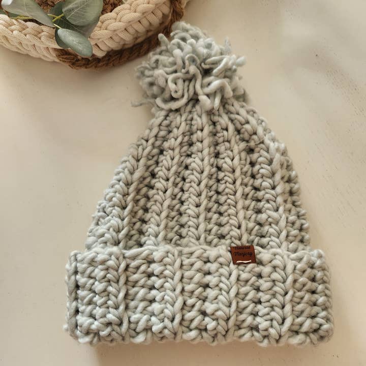 Naturalmarjory - Wholesale Beanie - Women's - Chunky knit hat. Pompom hat7