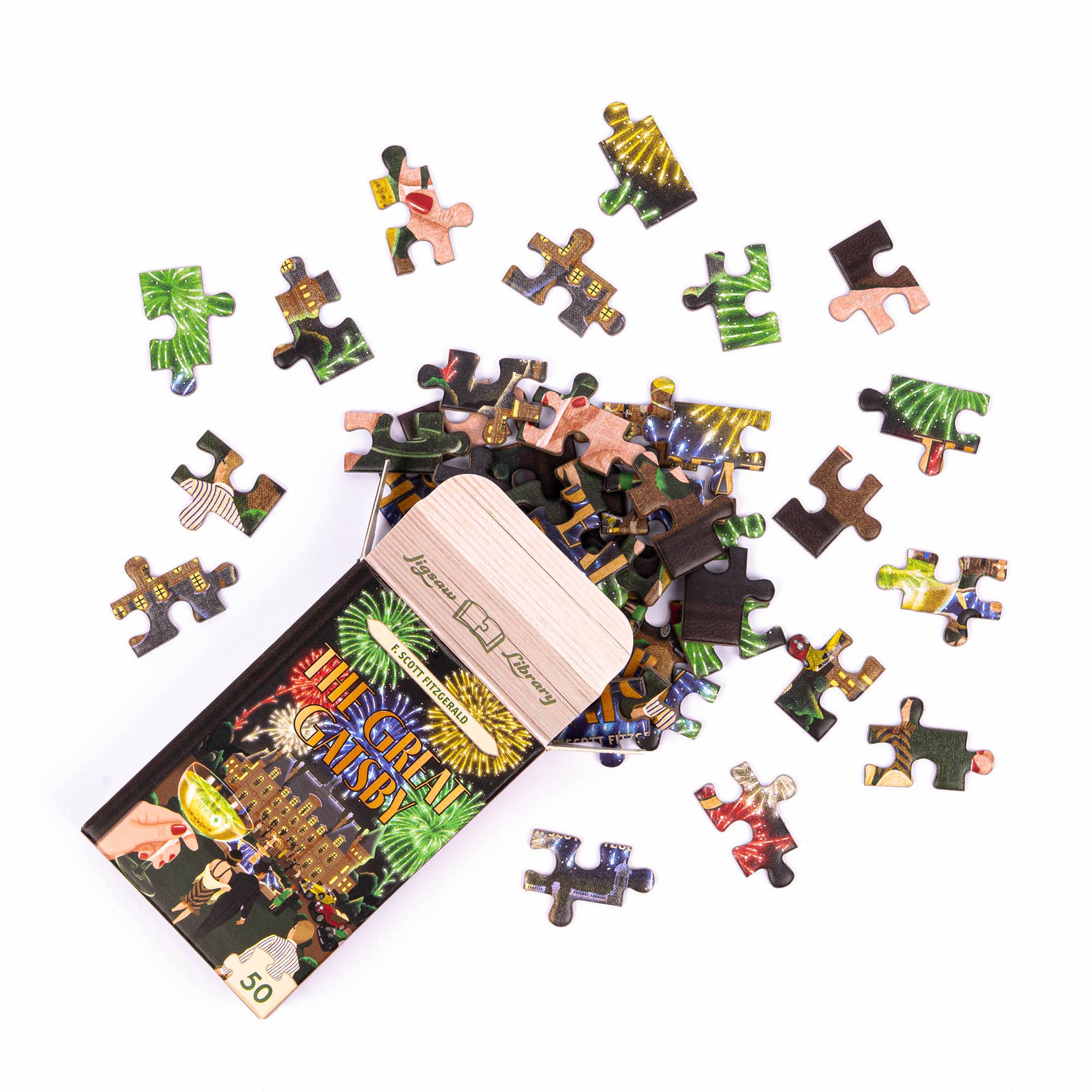 Professor Puzzle USA, Inc. - Wholesale Puzzle - Adult - Mini Jigsaw Library Mixed CDU (D.48)14