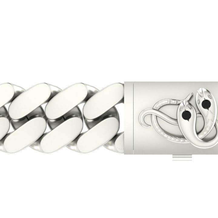 Pulsera o collar de cadena cubana de plata de ley para venta al por mayor de Pretty Different