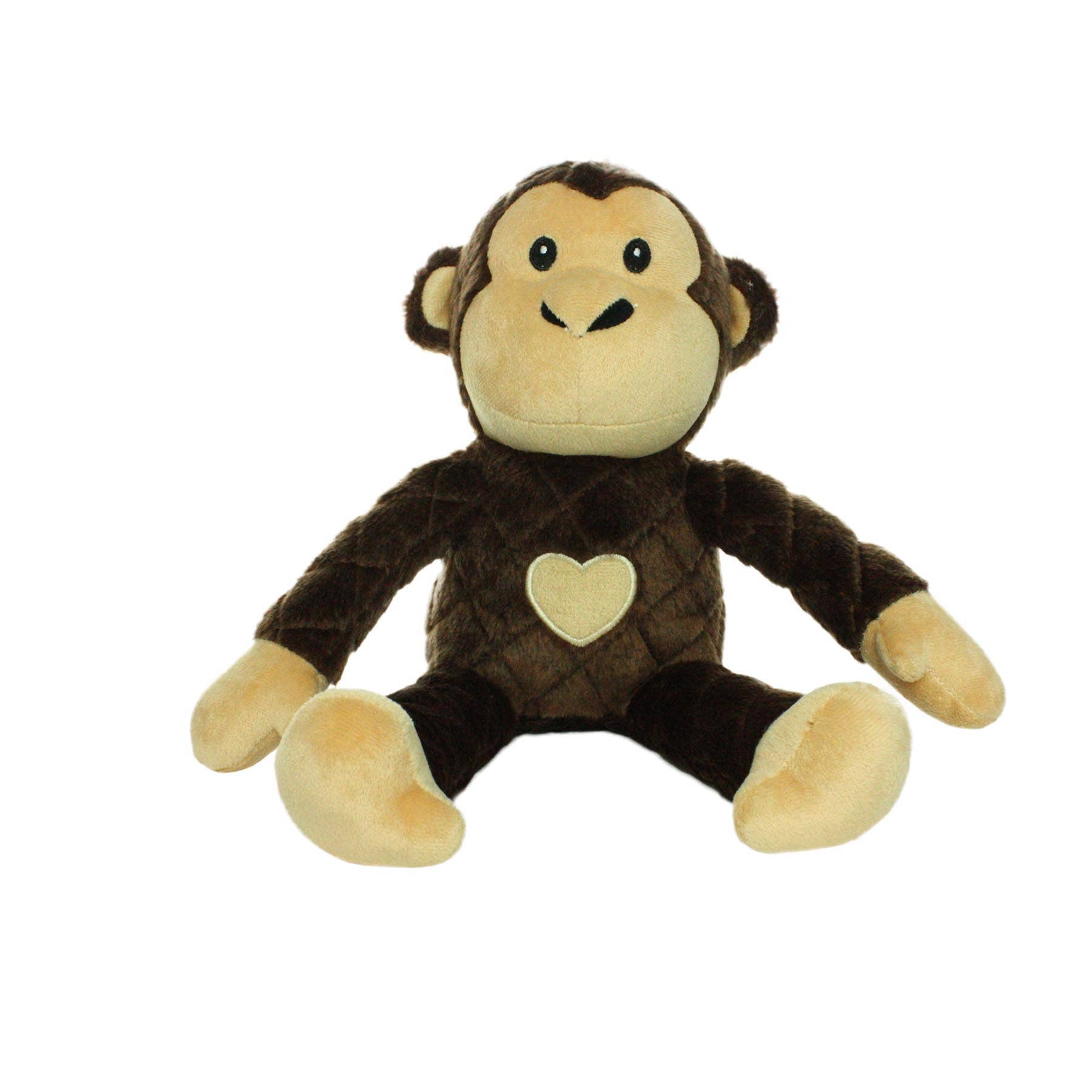 Tuffy Dog Toys - VIP Products - Wholesale Pet Squeaky Toy - Dog - Mighty Safari Monkey - Brown, Plush, Squeaky Dog Toy4
