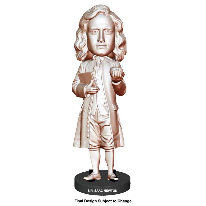Sir Isaac Newton Bobblehead for wholesale by Bobbletopia