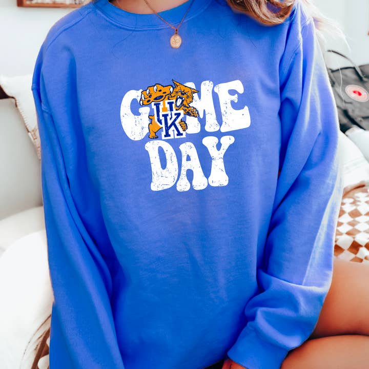 Kentucky Football Game Day Sweatshirt for wholesale by Gia Gifts Boutique