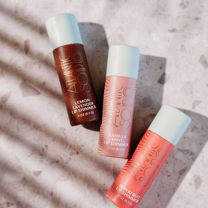 Atlantic Soap Co., LLC – wholesale Lip Balm – Lip Shimmer - Vanilla Mint2