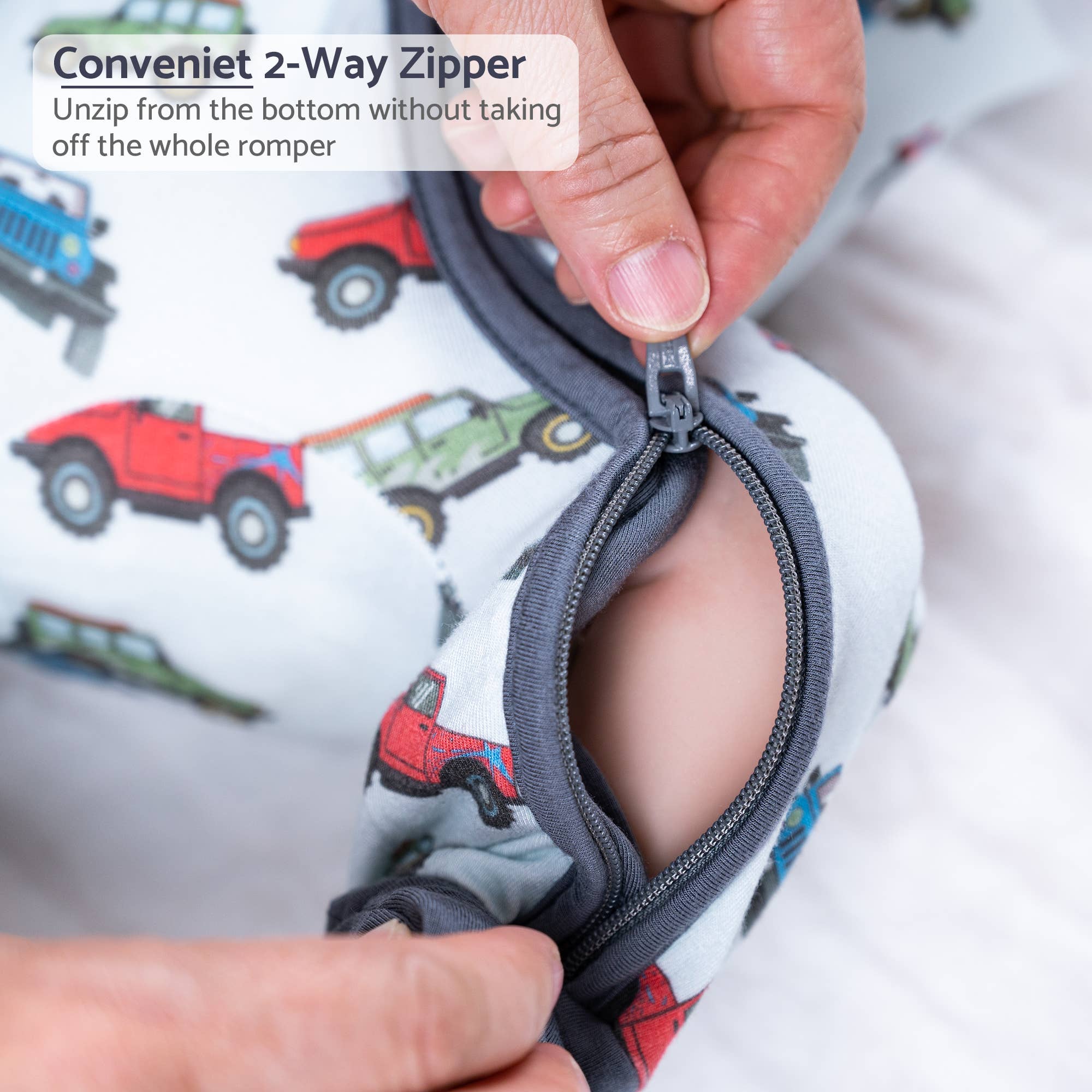 LollyBanks – wholesale Nattdräkt – Baby – Äventyret Kallar Baby Bambupyjamas5