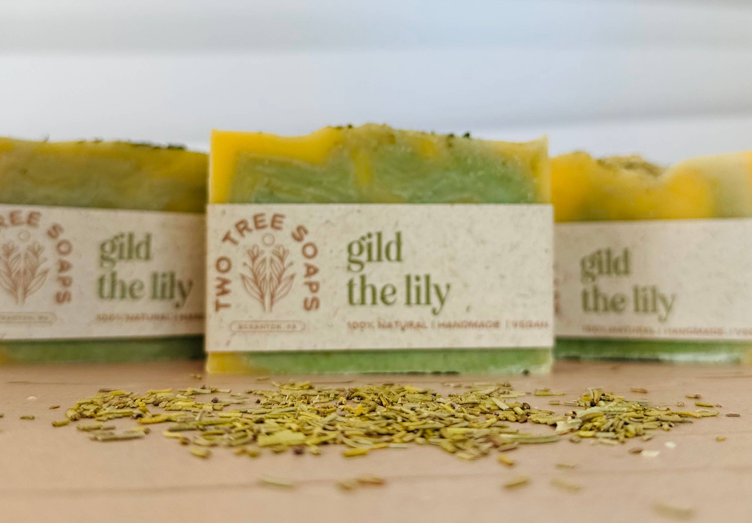 Two Tree Soaps - Wholesale Bar Soap - Gild the Lily - Natural Handmade Bar Soap 2