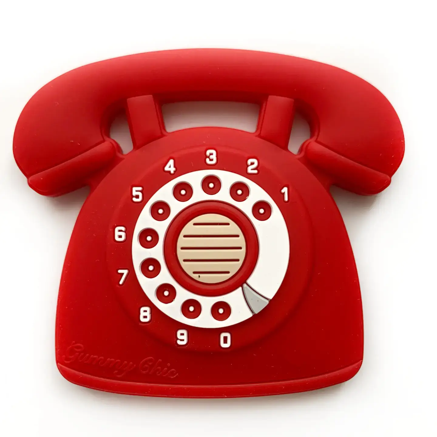 Gummy Chic - Wholesale Bijtring - Baby - Vintage telefoon bijtspeeltje voor tandjes krijgende baby's - Leuk babycadeau4