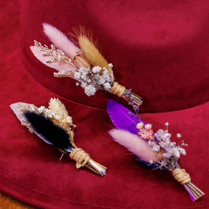 BrimBuds - Wholesale Hat Accessory - Women's - BittyBud BrimBud 12 Hat Pin Assortment0