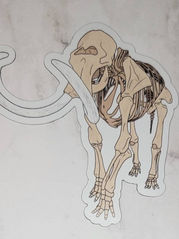 Mammoth Fridge Magnet for wholesale by Kingdom Animalia