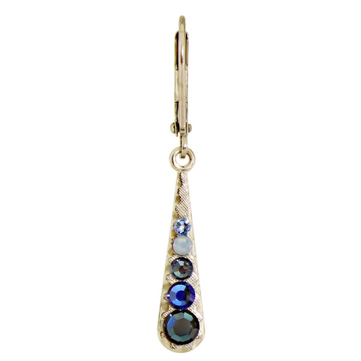 Baked Beads - Wholesale Dangle Earrings - Multi Crystal Teardrop Earring1