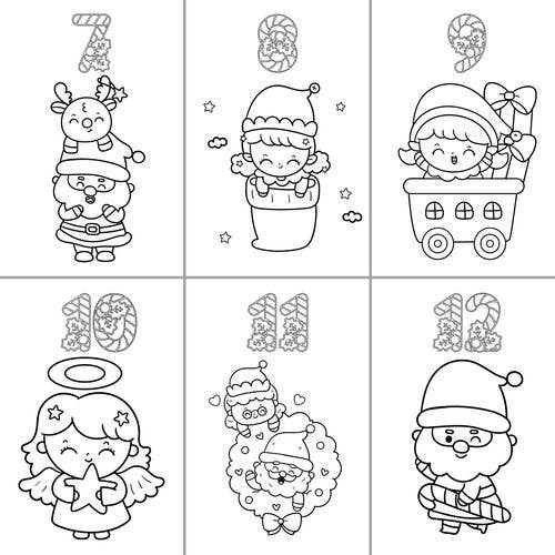 ColorFall Editions - Vendita all'ingrosso Libro da colorare e attività - Bambini e neonati - Libro da colorare per bambini, Disegni da colorare dell'Avvento da4
