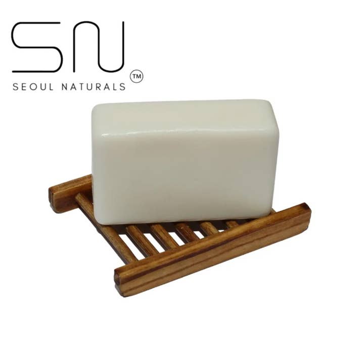 Seoul Naturals - Wholesale Shampoo Puck/Solid Shampoo - Seoul Naturals Rice Shampoo Bar with Rosemary and Aloe, Natural Solid Shampoo for Hair Growth & Scalp Care, Free Wooden Soap Saver Included, K Beauty, 6oz - Wholesale2