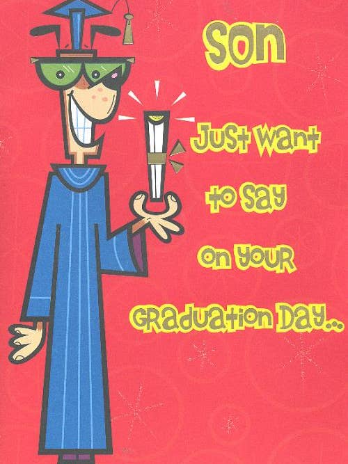 Graduation Son Humorous | GRTC | MD | 40171J for wholesale by DICKENS INC.