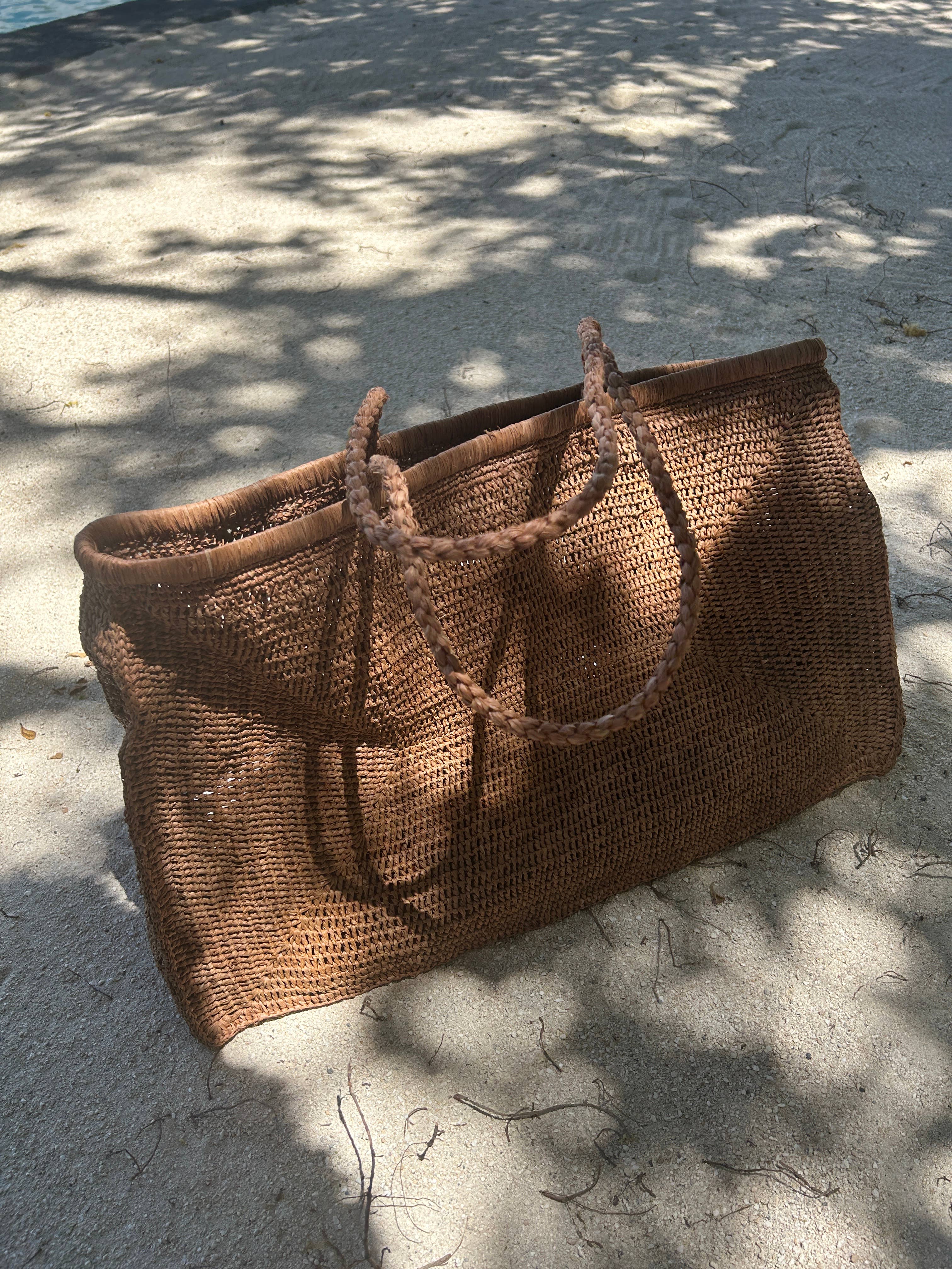 ZanatanyConcepts - Vente Sac de plage - Clipa (XXL) Sac cabas Sac de plage Paille en raphia4