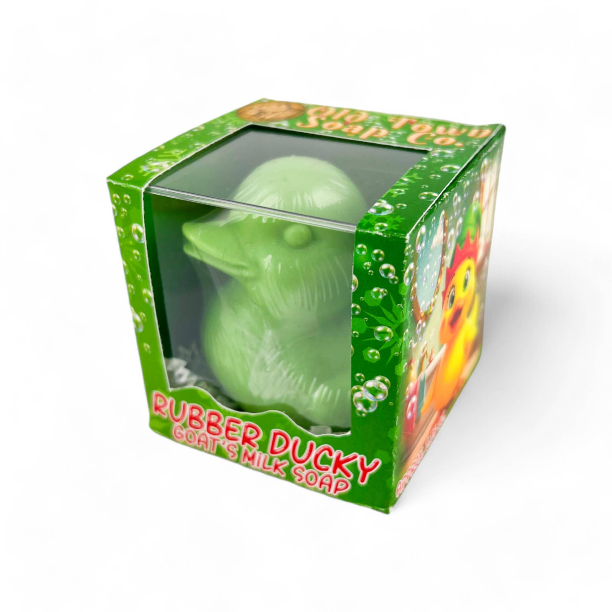 Old Town Soap Co. – wholesale Bar Soap – Box of 12 Christmas Rubber Ducky Goat's Milk Soaps6