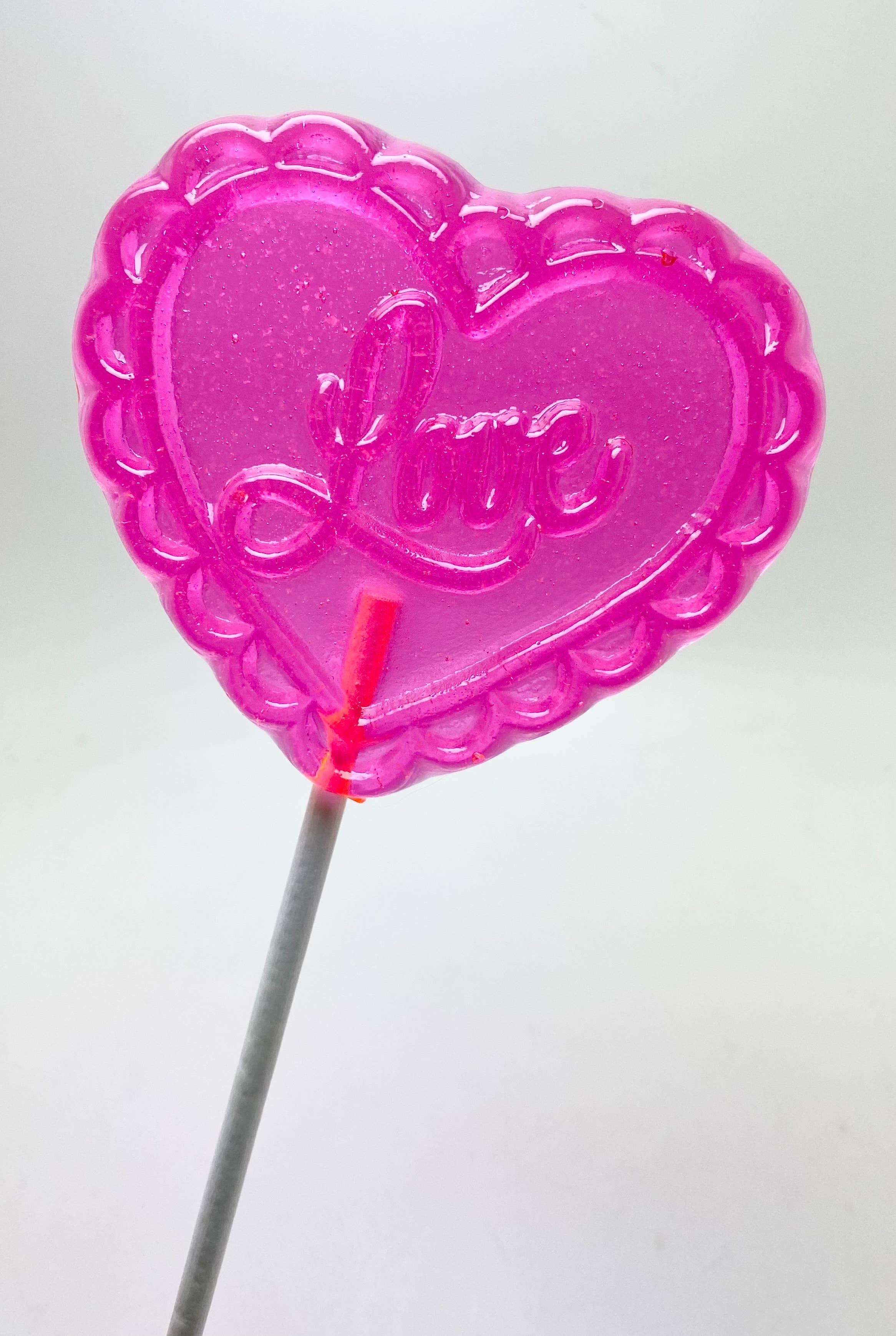 Lollipops by Candied Cakes - Wholesale Lollipop - LARGE 3 1/4" FILIGREE HEART LOLLIPOPS2