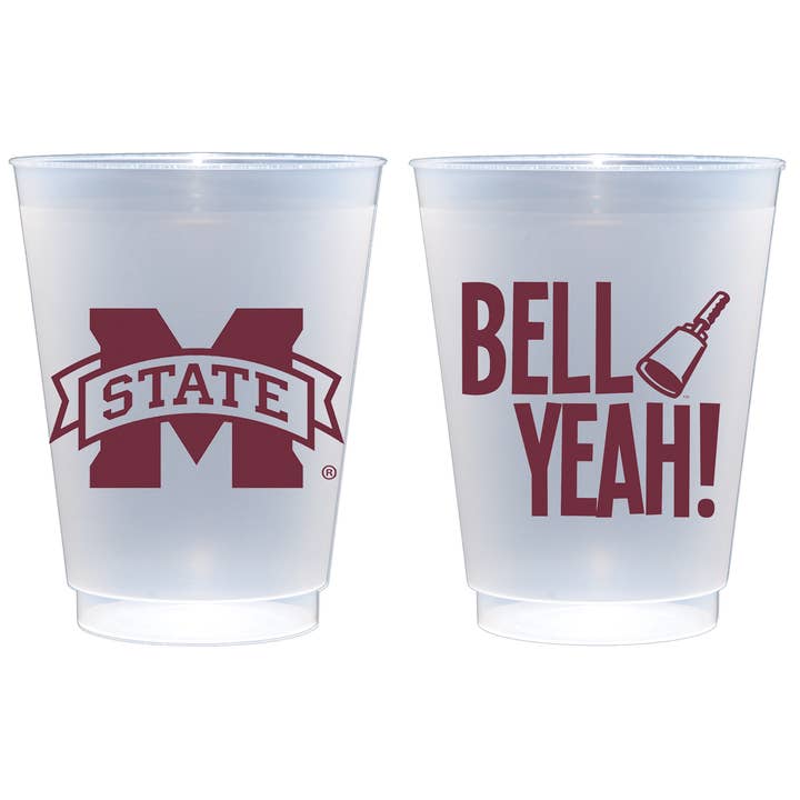 Shatterproof Cup - Mississippi State /Bell Yeah (10 ct bag) for wholesale by Two Funny Girls