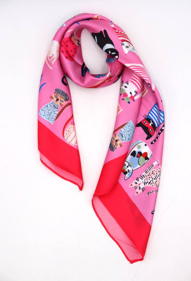 LIL' MOON - Wholesale Scarf - Women's - Square #SQ230026