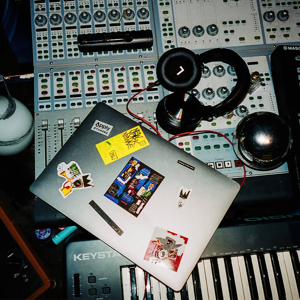 Apply Stickers - Venta al por mayor Pegatina - Trumpet by Basquiat - Adhesivo troquelado1