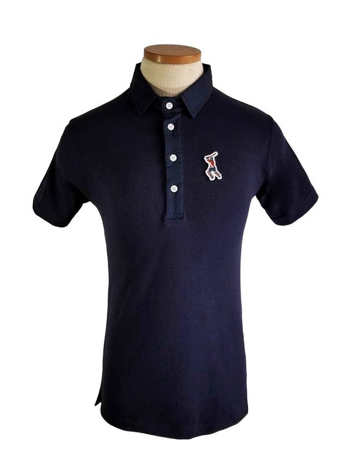 The Cricket Pique - Navy for wholesale by Osrick & Cricket
