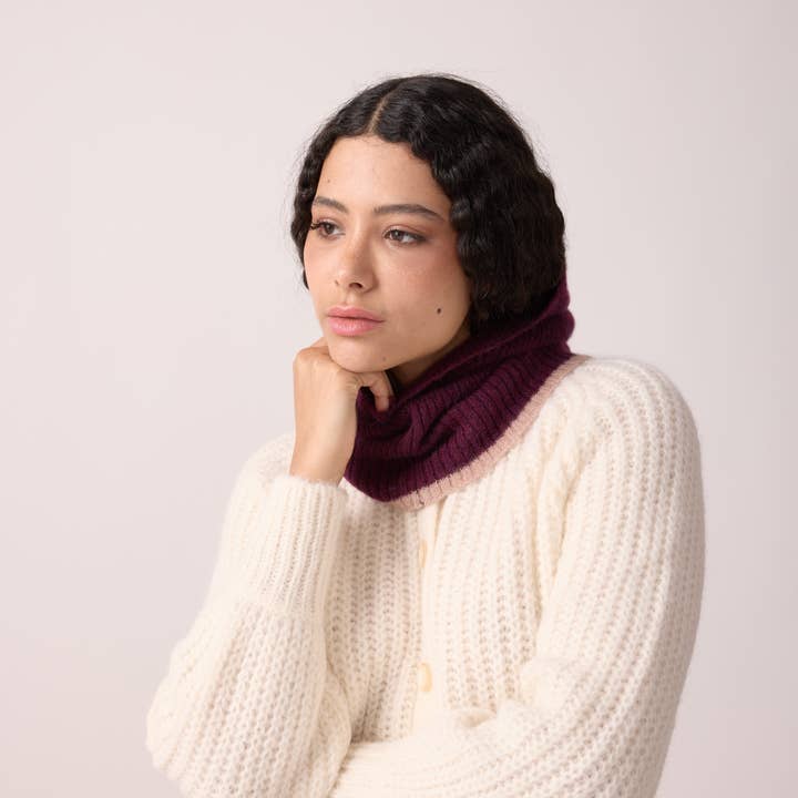 Maradji - Wholesale Balaclava - Women's - ALPACA WOOL BALACLAVA COZY FIG AND MOCHA4